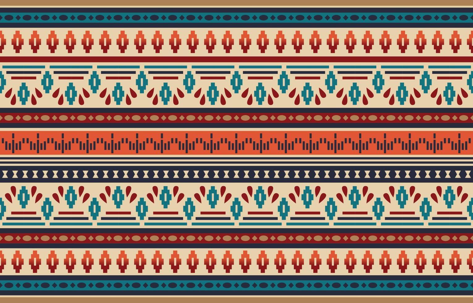 arte abstracto étnico. patrón impecable en bordado tribal, popular, estilo mexicano. estampado de adornos de arte geométrico azteca.diseño para alfombras, papel pintado, ropa, envoltura, tela, cubierta, textil vector