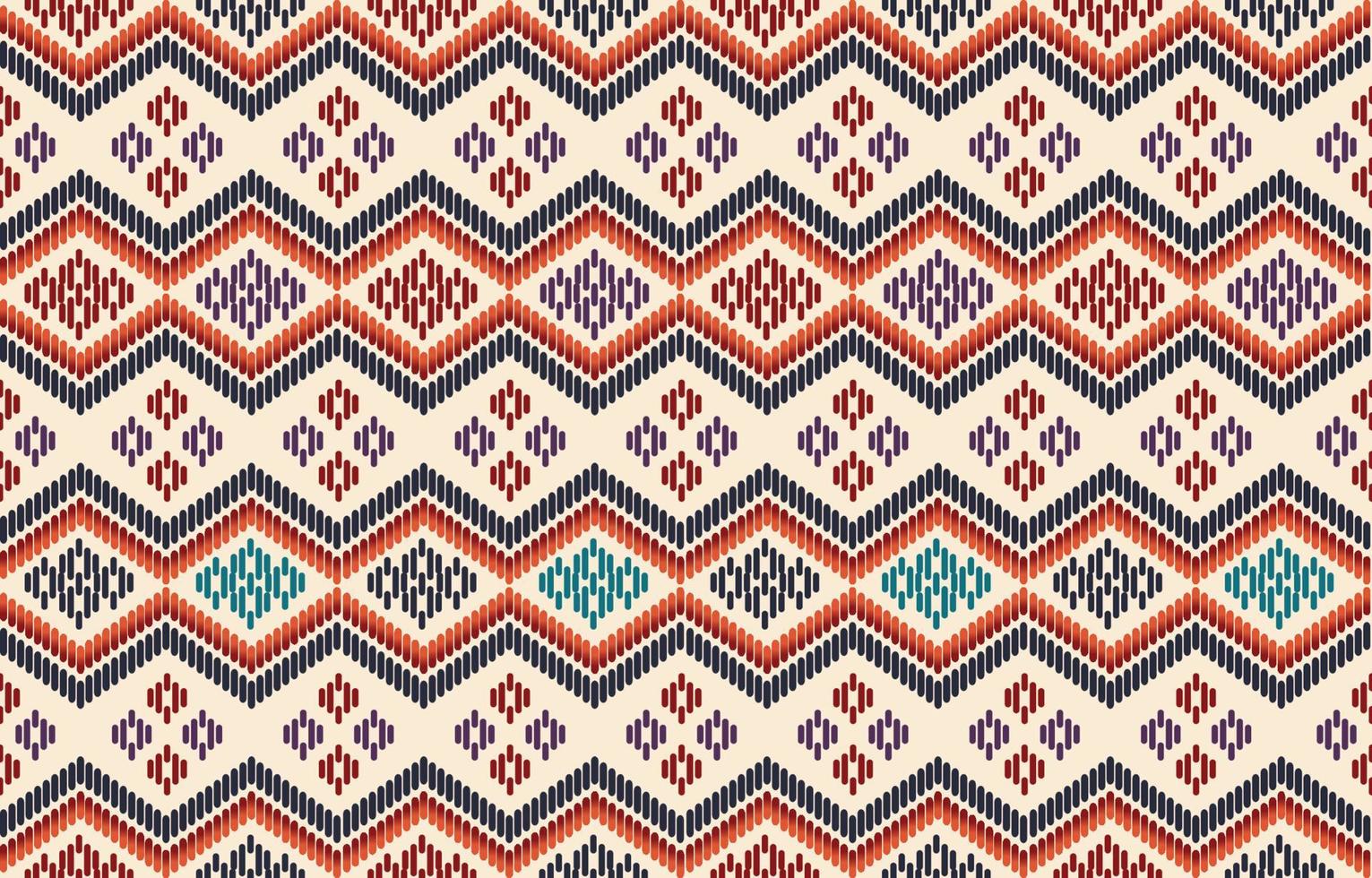 fondo abstracto étnico. sin costuras en tejido tribal, bordado folclórico, ikat nativo. estampado de adornos de arte geométrico azteca. diseño para moqueta, papel pintado, ropa, envoltura, textil, tejido, decoración vector