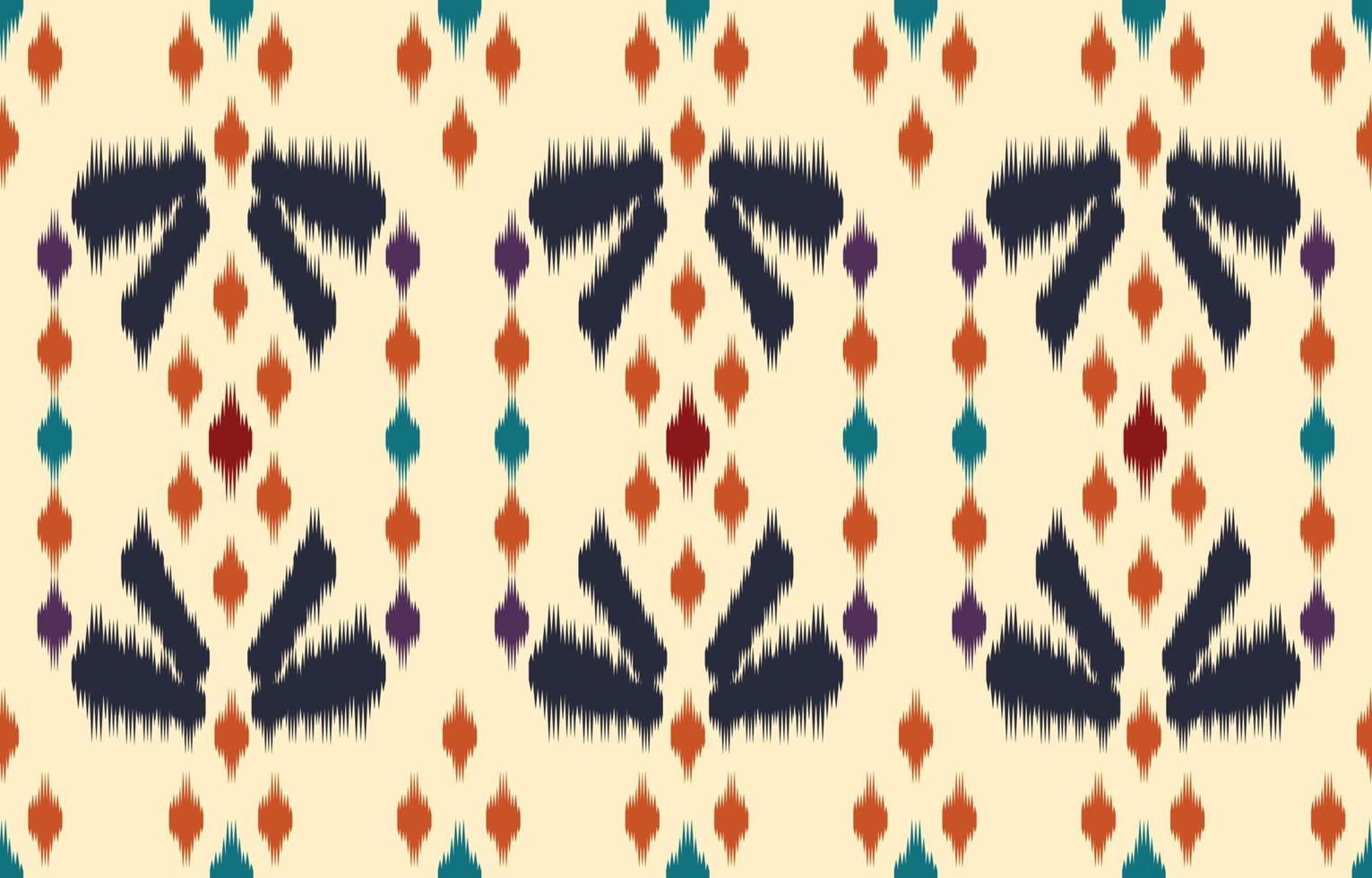 fondo abstracto étnico. sin costuras en tejido tribal, bordado folclórico, ikat nativo. estampado de adornos de arte geométrico azteca. diseño para moqueta, papel pintado, ropa, envoltura, textil, tejido, decoración vector