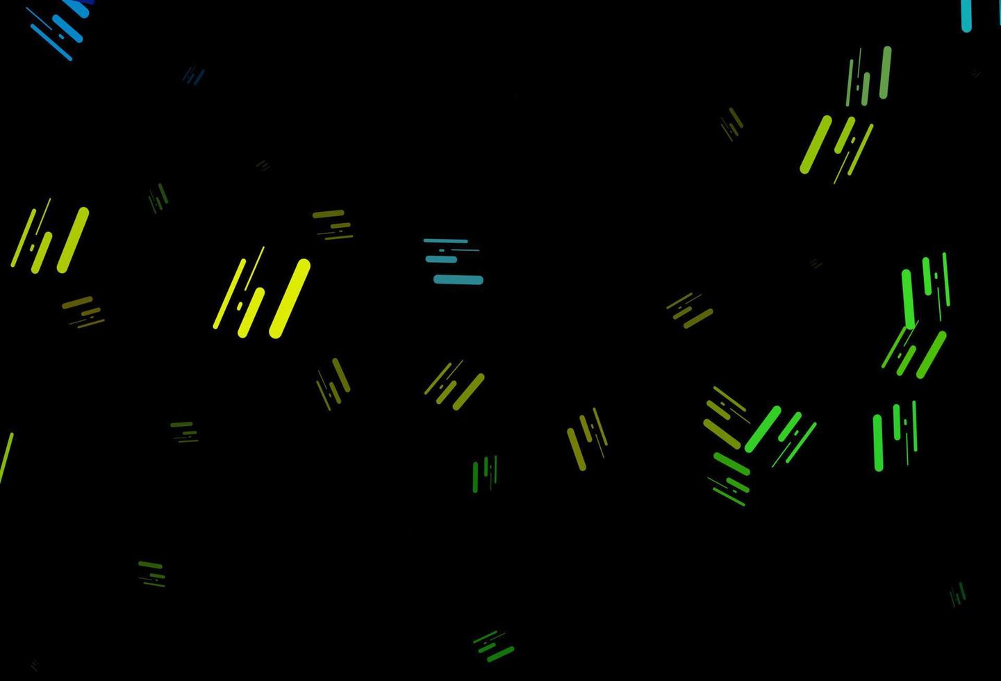 Dark blue, yellow vector layout with flat lines.