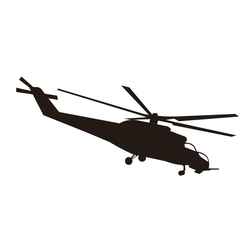 military helicopter transportation vector