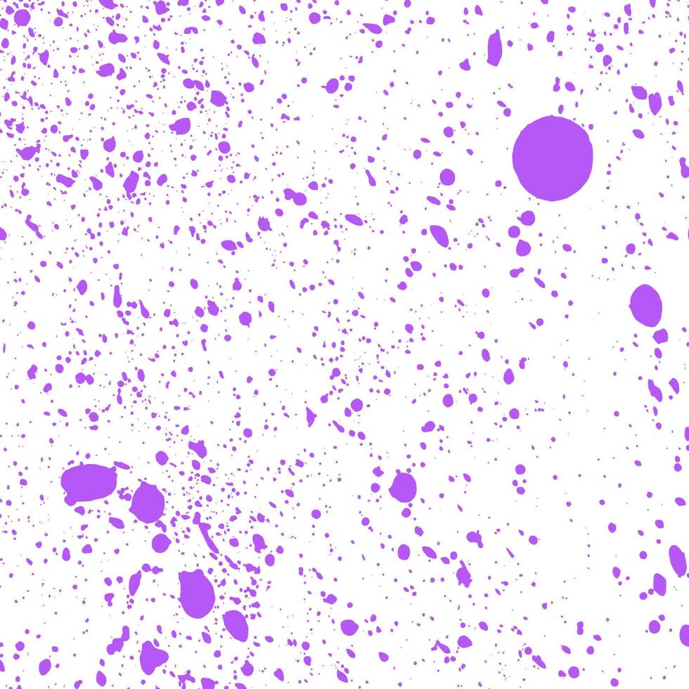 Grunge Lilac Ink Splatter Texture Blotches vector