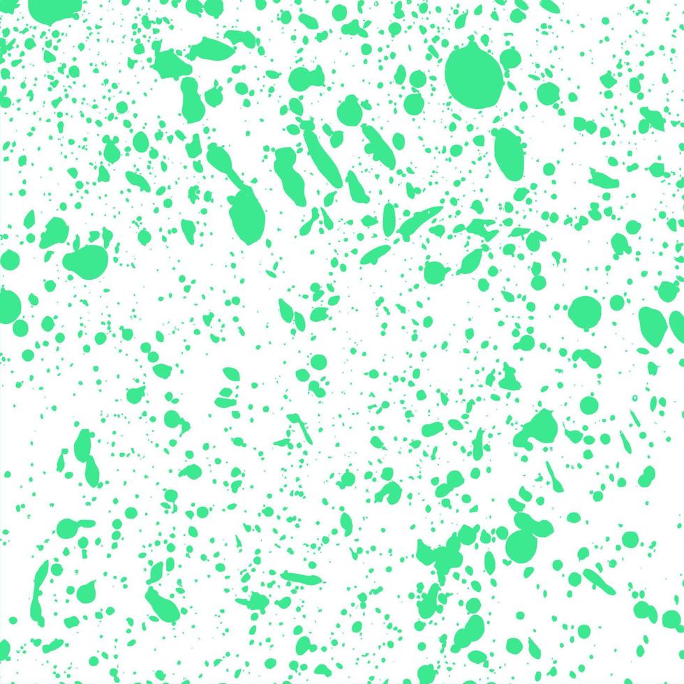Grunge Turquoise Ink Splatter Texture Blotches vector