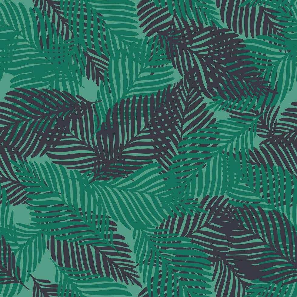 Abstract exotic tropical plant seamless pattern. Tropical pattern, vector