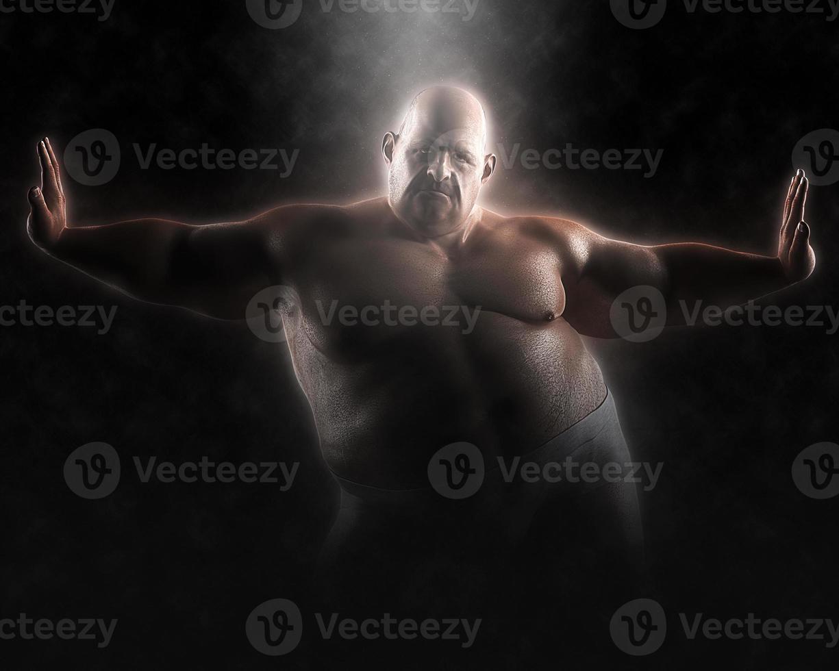 extremally fat hot man photo
