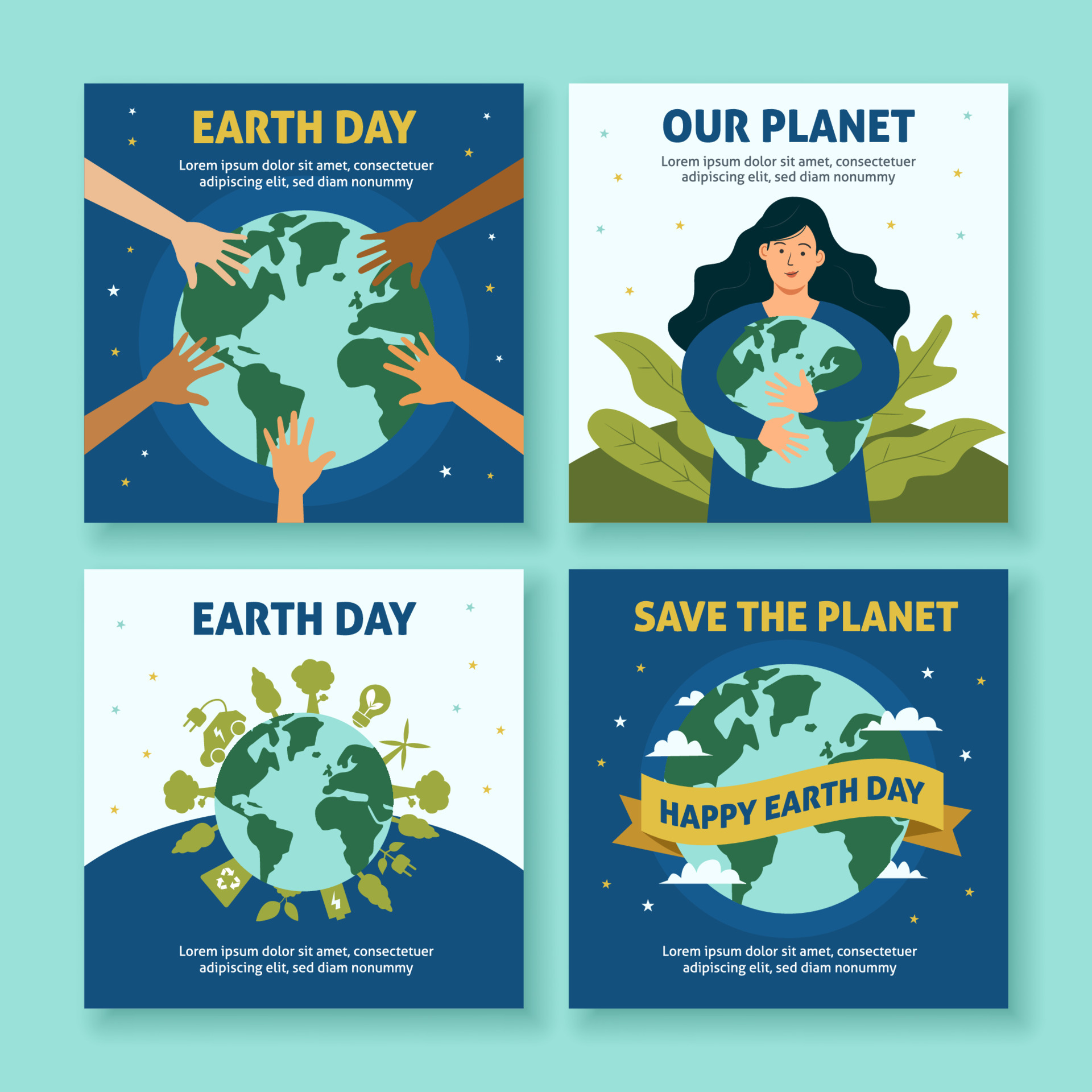 Download FREE Social Media Assets for Earth Day