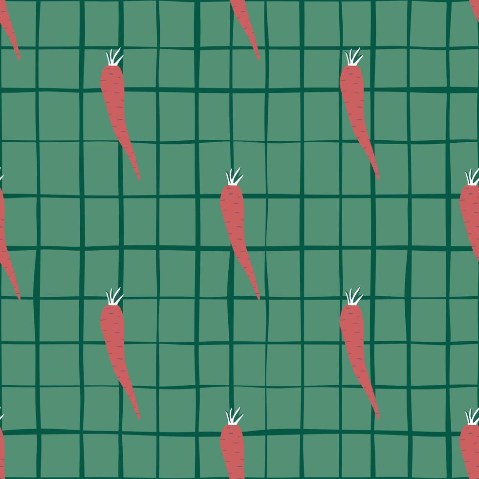 Chilli seamless pattern on stripe background. Chile peppers wallpaper. vector