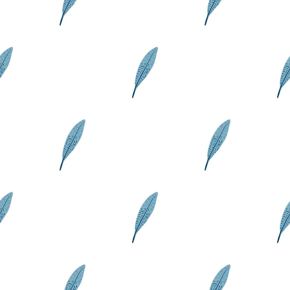 plumas de patrones sin fisuras. pluma de fondo de pájaro. vector