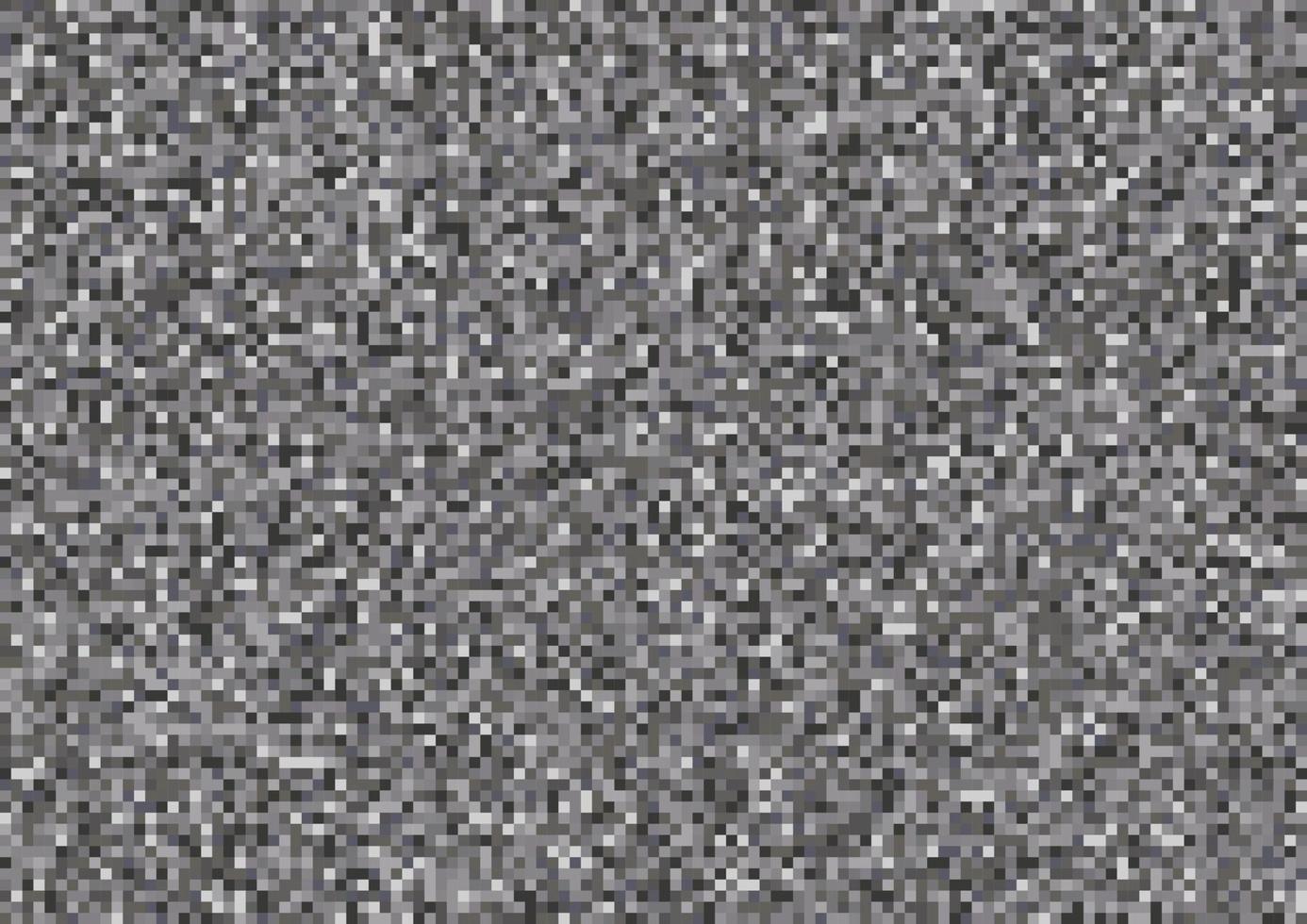 Monochrome pixel Noise TV. Analog VHS error. Noise effect seamless pattern. vector