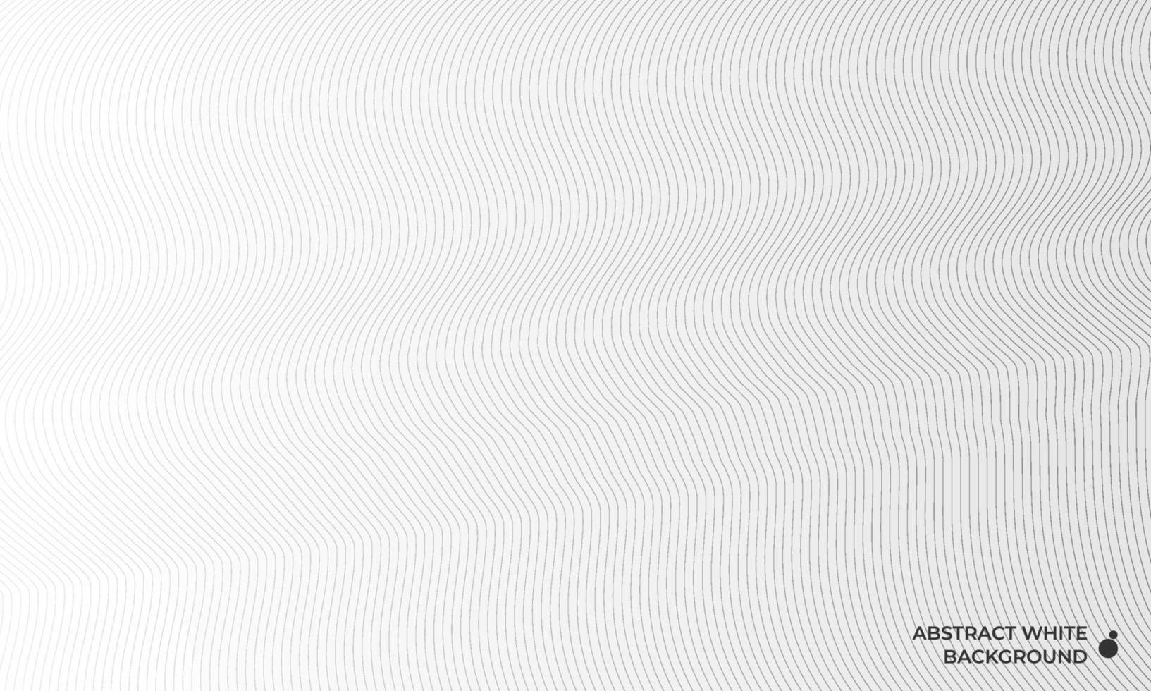 Abstract white background with wavy gray line wave vector