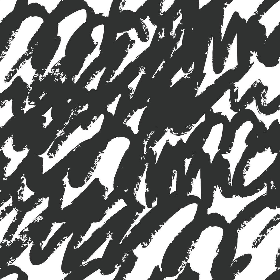 Hand drawn artistic brush strokes seamless pattern. Graffiti wallpaper vector