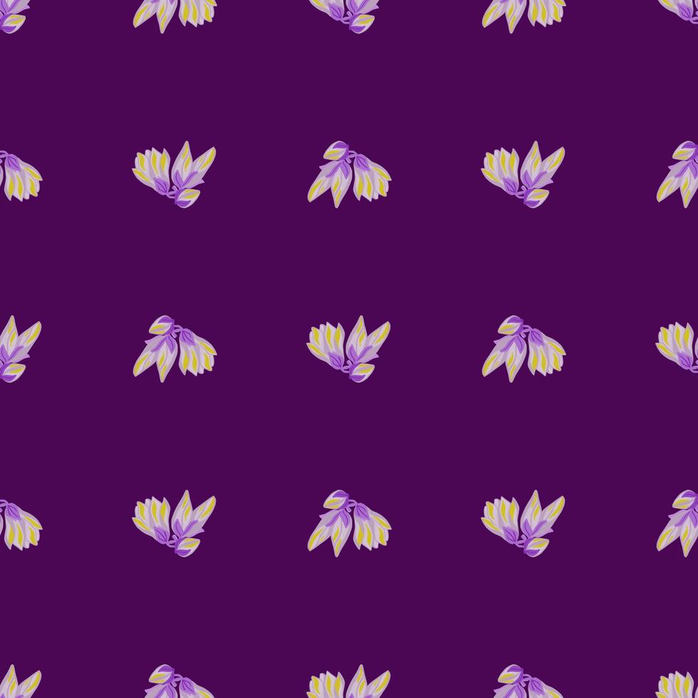 Magnolia seamless pattern. Romantic flower background. vector