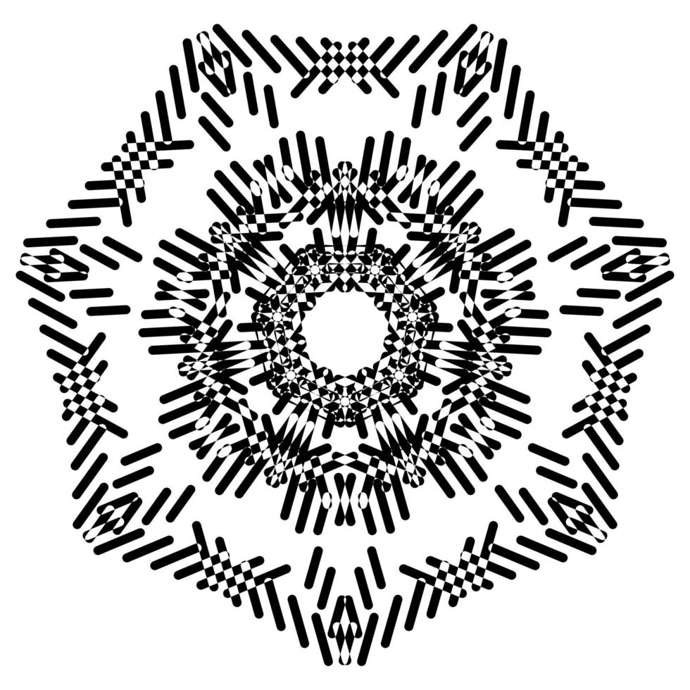 Abstract vector design in black color. Perfect for corporate, background, t-shirt, and so on.