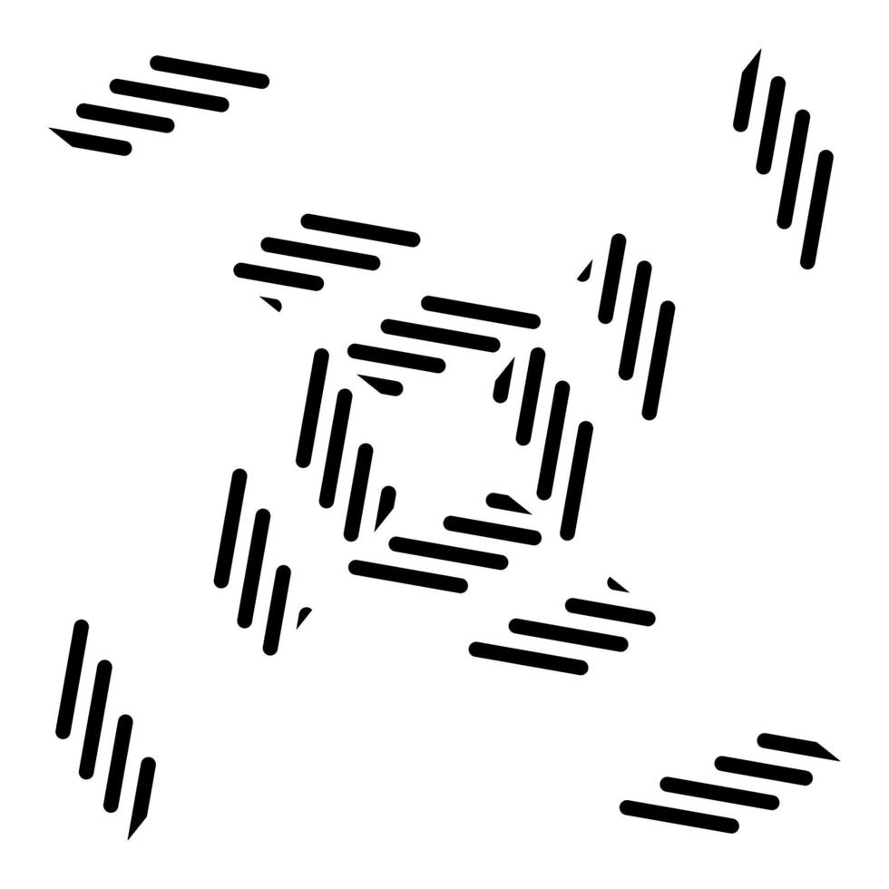 Abstract vector design in black color. Perfect for corporate, background, t-shirt, and so on.