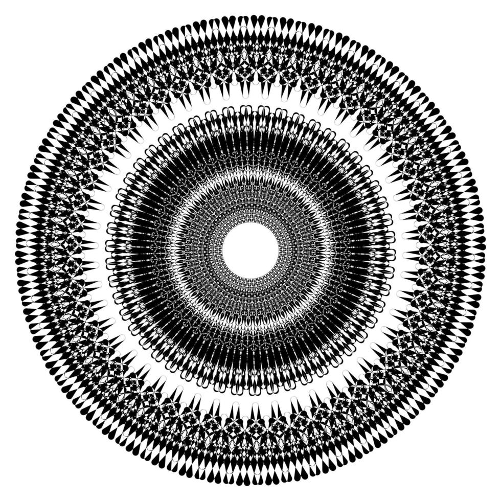 Abstract vector design in black color. Perfect for corporate, background, t-shirt, and so on.