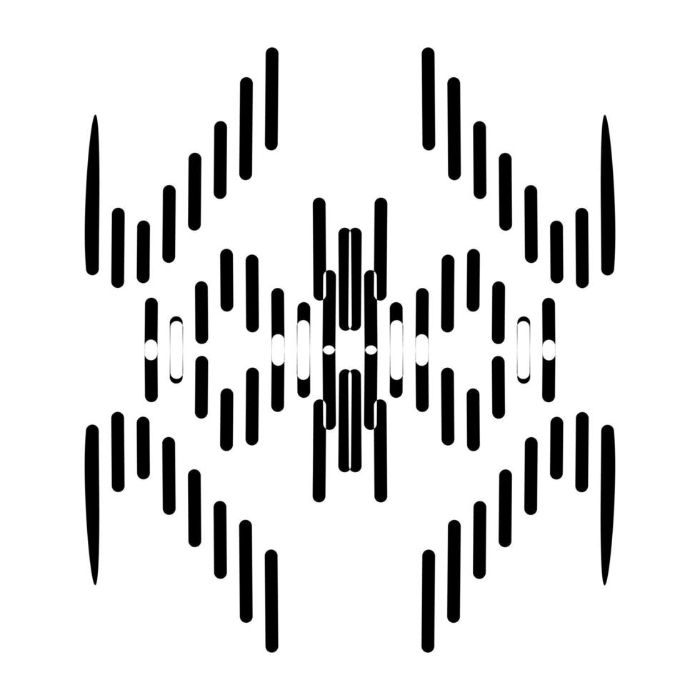 Abstract vector design in black color. Perfect for corporate, background, t-shirt, and so on.