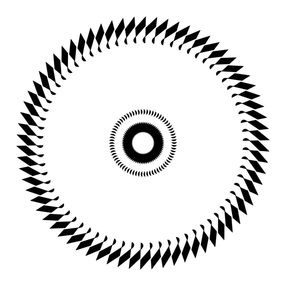 Abstract vector design in black color. Perfect for corporate, background, t-shirt, and so on.