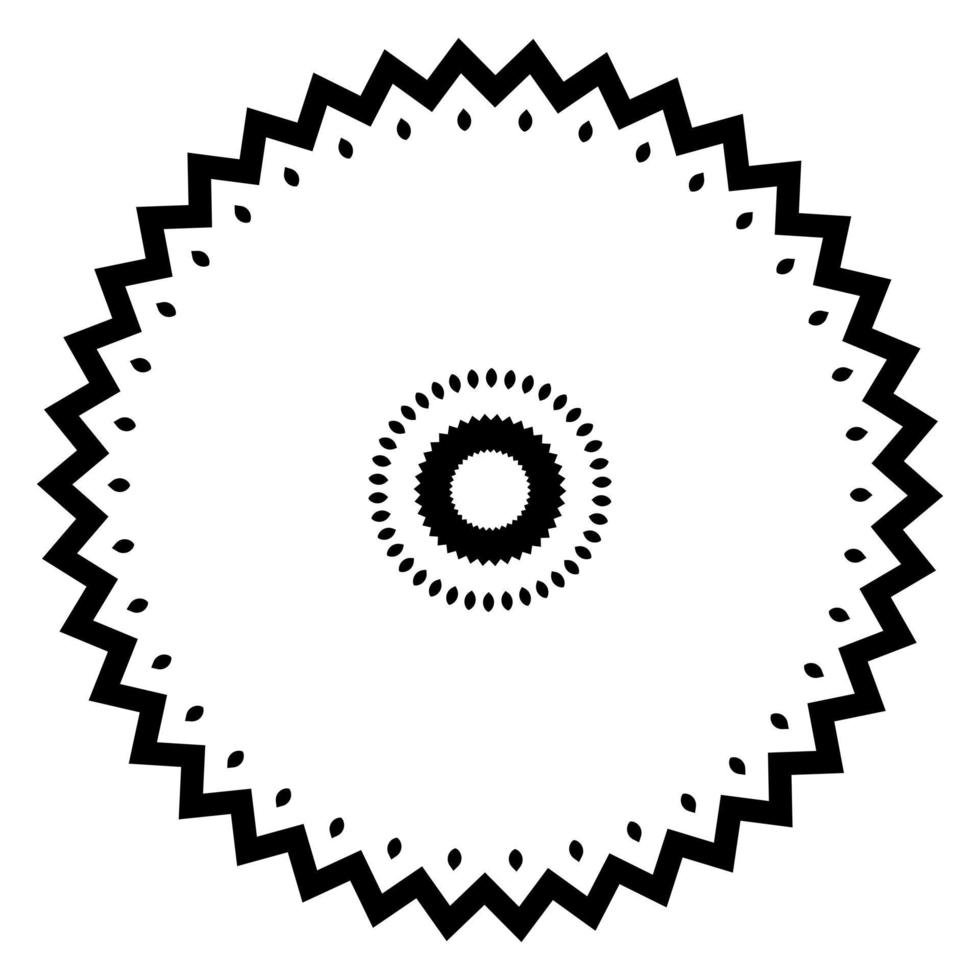 Abstract vector design in black color. Perfect for corporate, background, t-shirt, and so on.