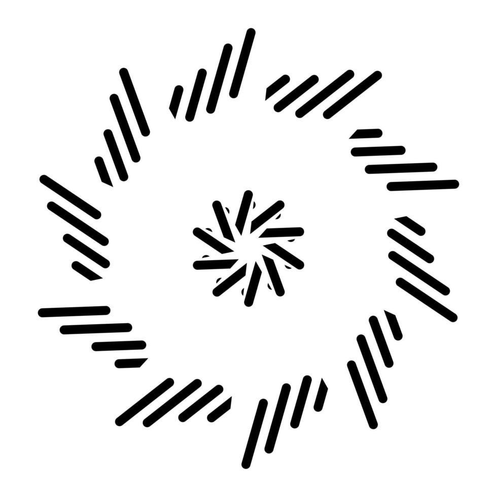 Abstract vector design in black color. Perfect for corporate, background, t-shirt, and so on.