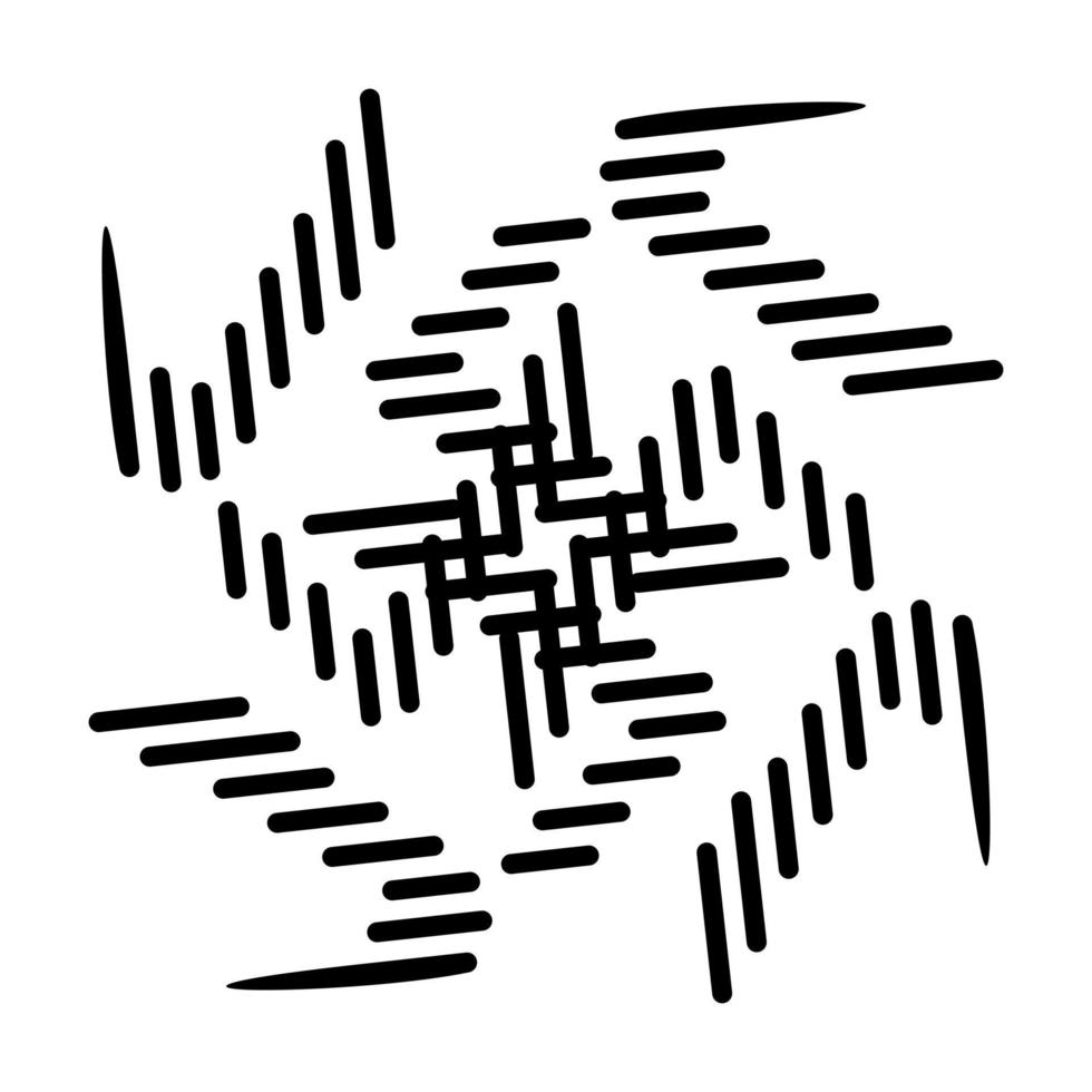 Abstract vector design in black color. Perfect for corporate, background, t-shirt, and so on.