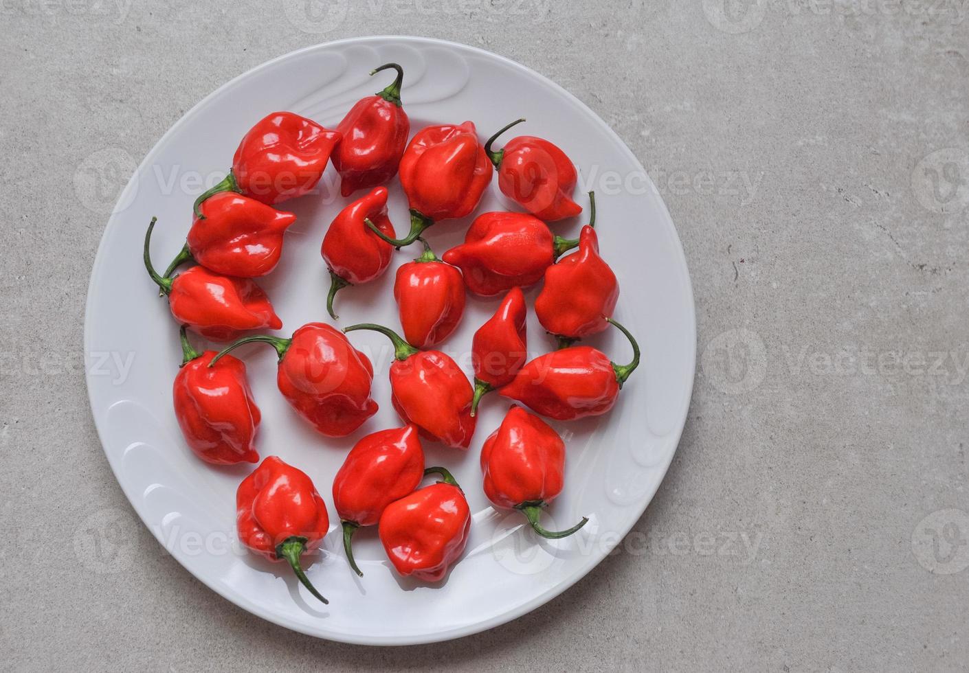 Red peppers vegetables photo