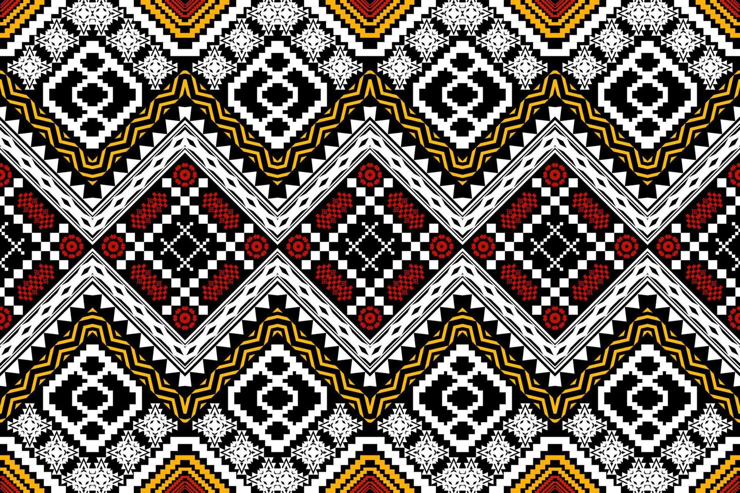 Geometric ethnic oriental traditional pattern.Figure tribal embroidery style.Design for wallpaper,clothing,wrapping,fabric,vector illustration vector