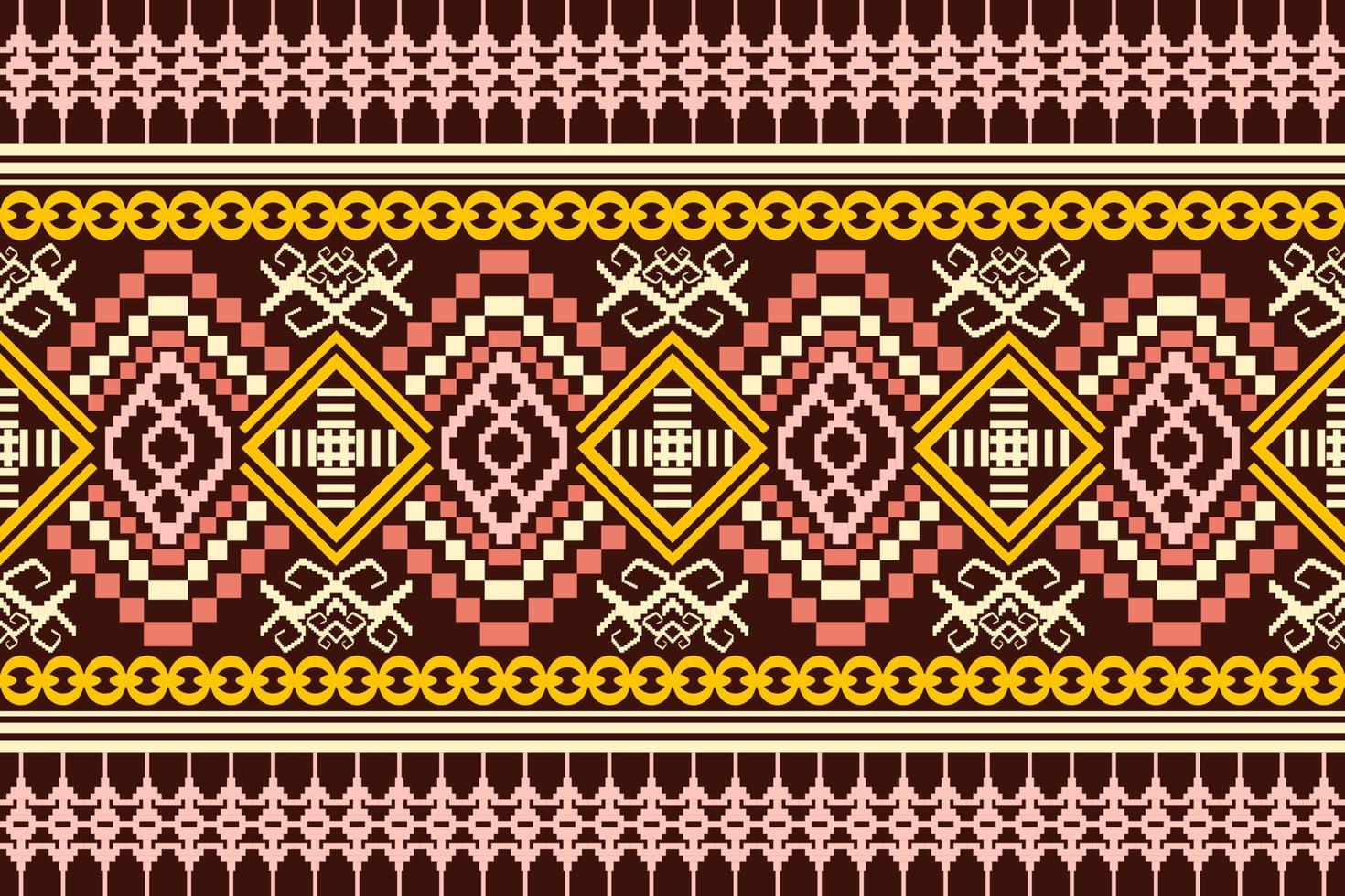 Geometric ethnic oriental traditional pattern.Figure tribal embroidery style.Design for wallpaper,clothing,wrapping,fabric,vector illustration vector