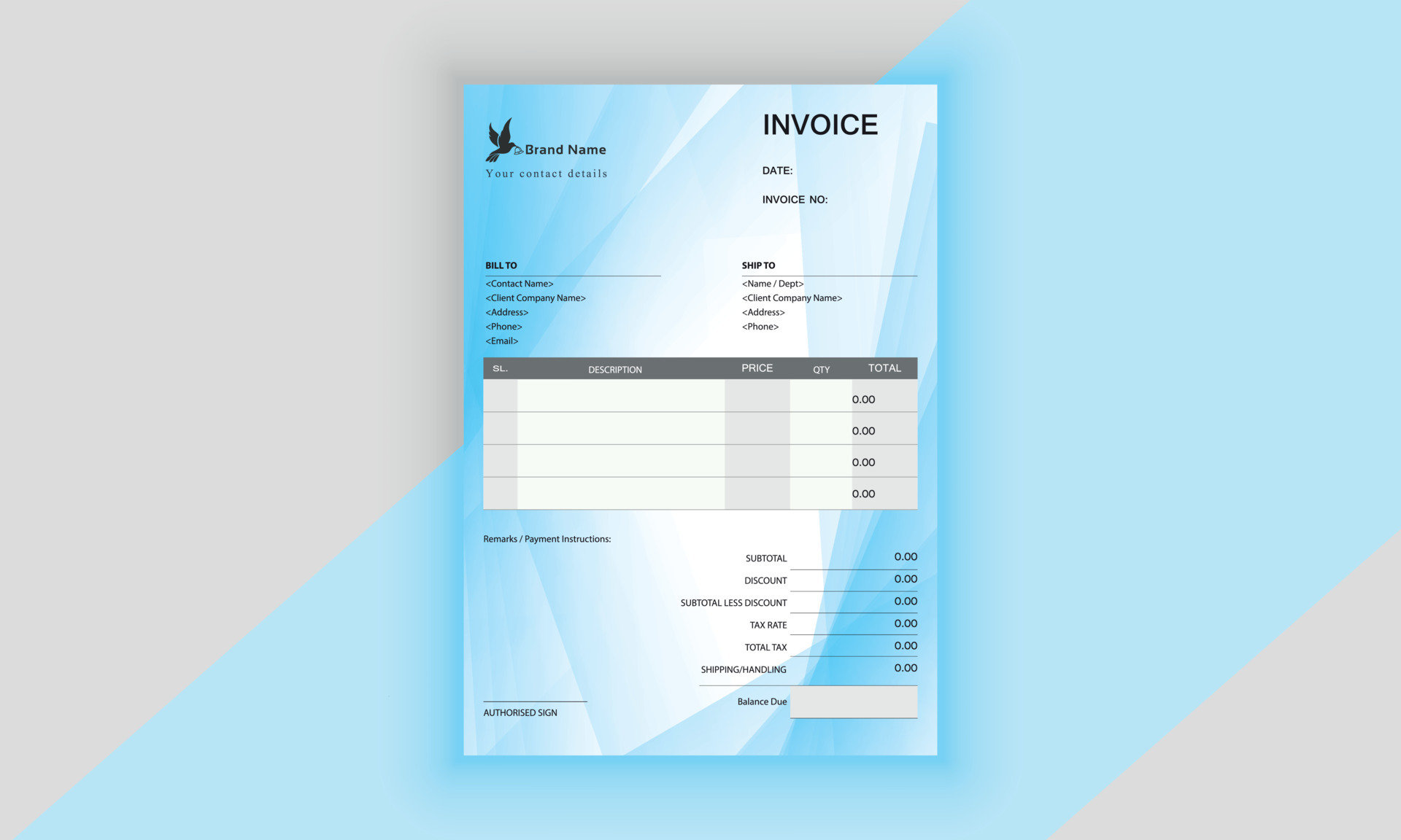 Invoice Discounting Agreement Template