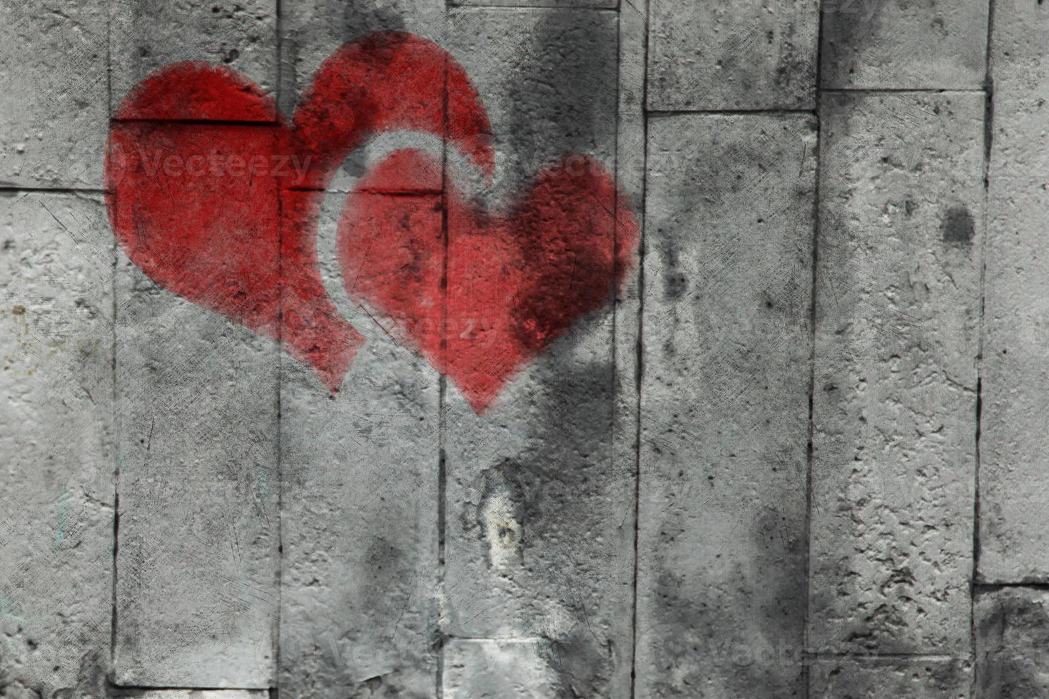 fondo de feliz día de san valentín. concepto de amor ilustración 3d foto