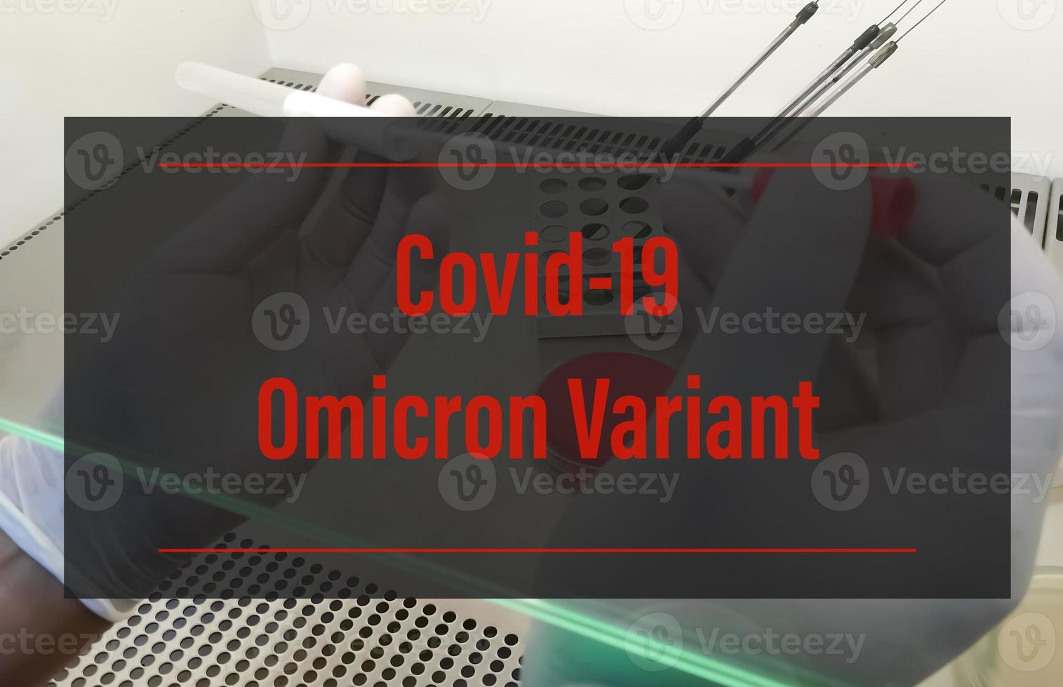 SARS-CoV-2 Coronavirus Variant Omicron, b.1.1.529. Health care concept photo