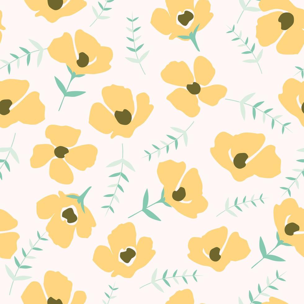 Floral pattern in the small flower.Seamless vector texture