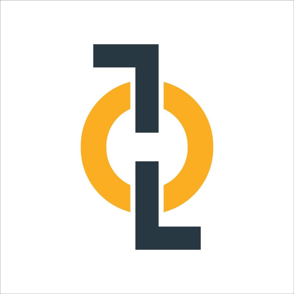 initials logo L and O for ur business vector