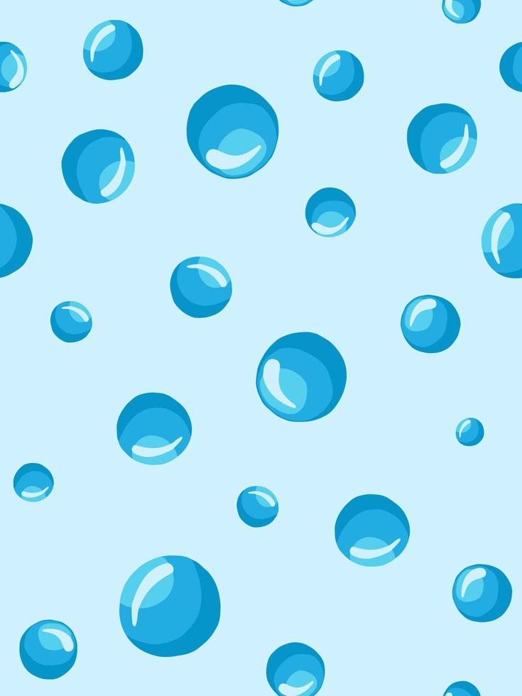 water bubbles seamless pattern Abstract geometrical circle wallpaper. vector