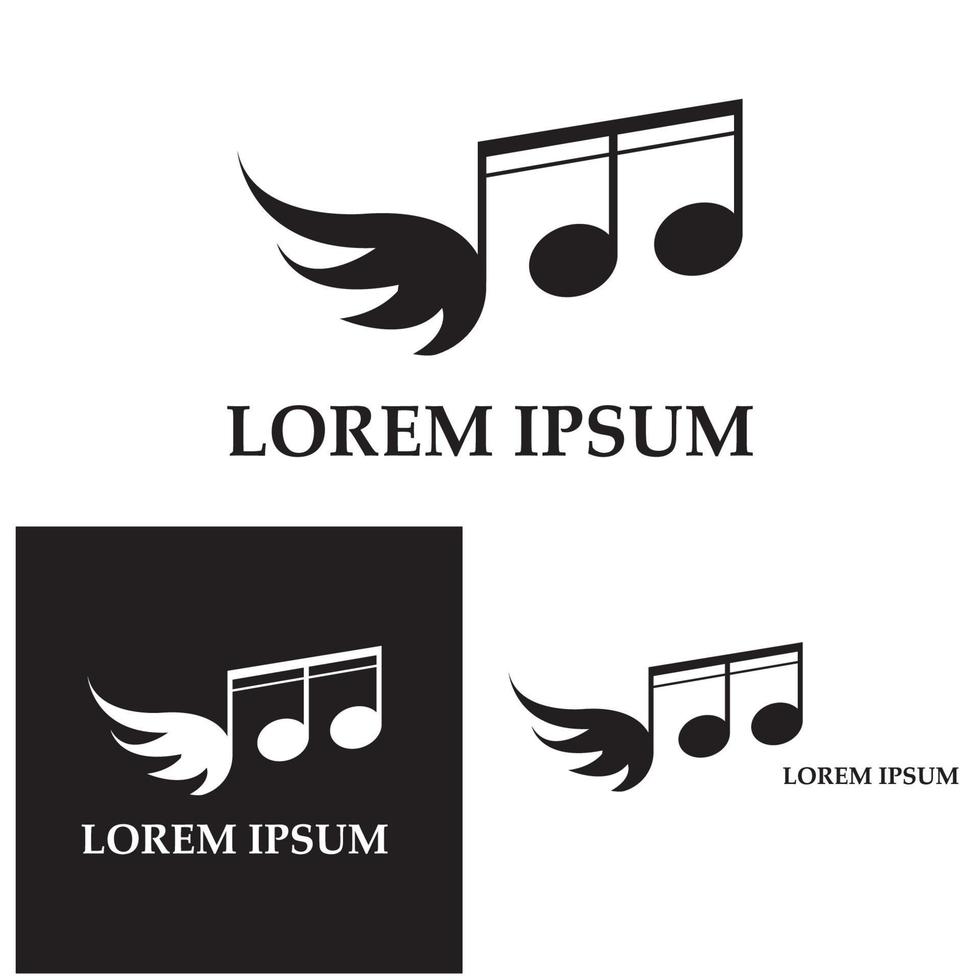 Music Note Icon Vector illustration design