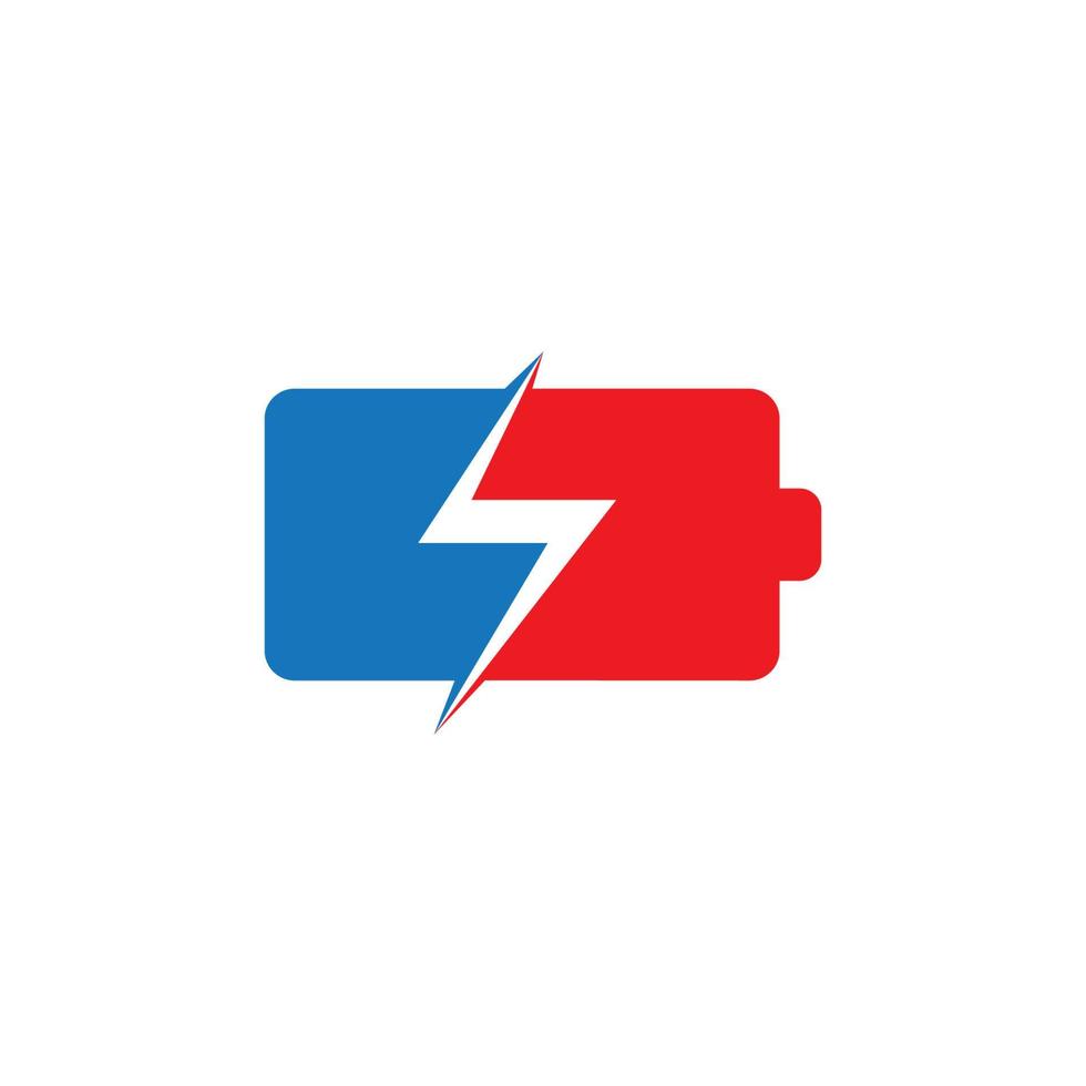 Power Battery Logo icon vector illustration Design Template.Battery Charging vector icon.Battery power and flash lightning bolt logo