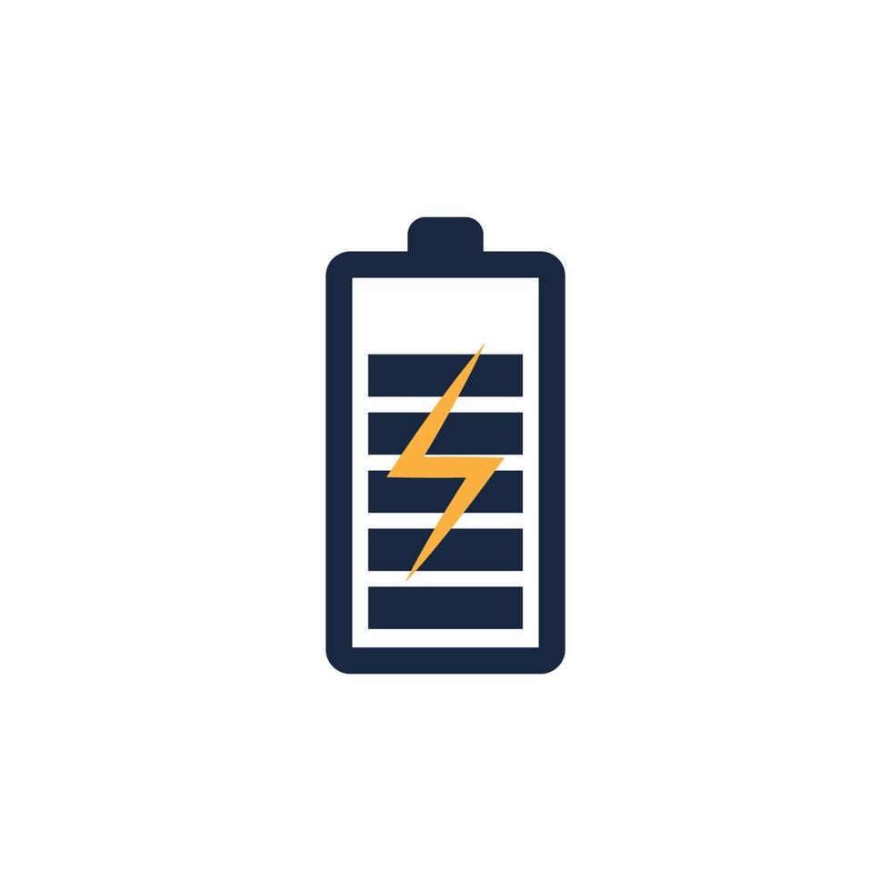 Power Battery Logo icon vector illustration Design Template.Battery Charging vector icon.Battery power and flash lightning bolt logo