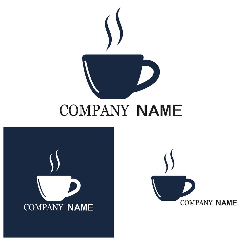 Coffee cup Logo Template vector icon design