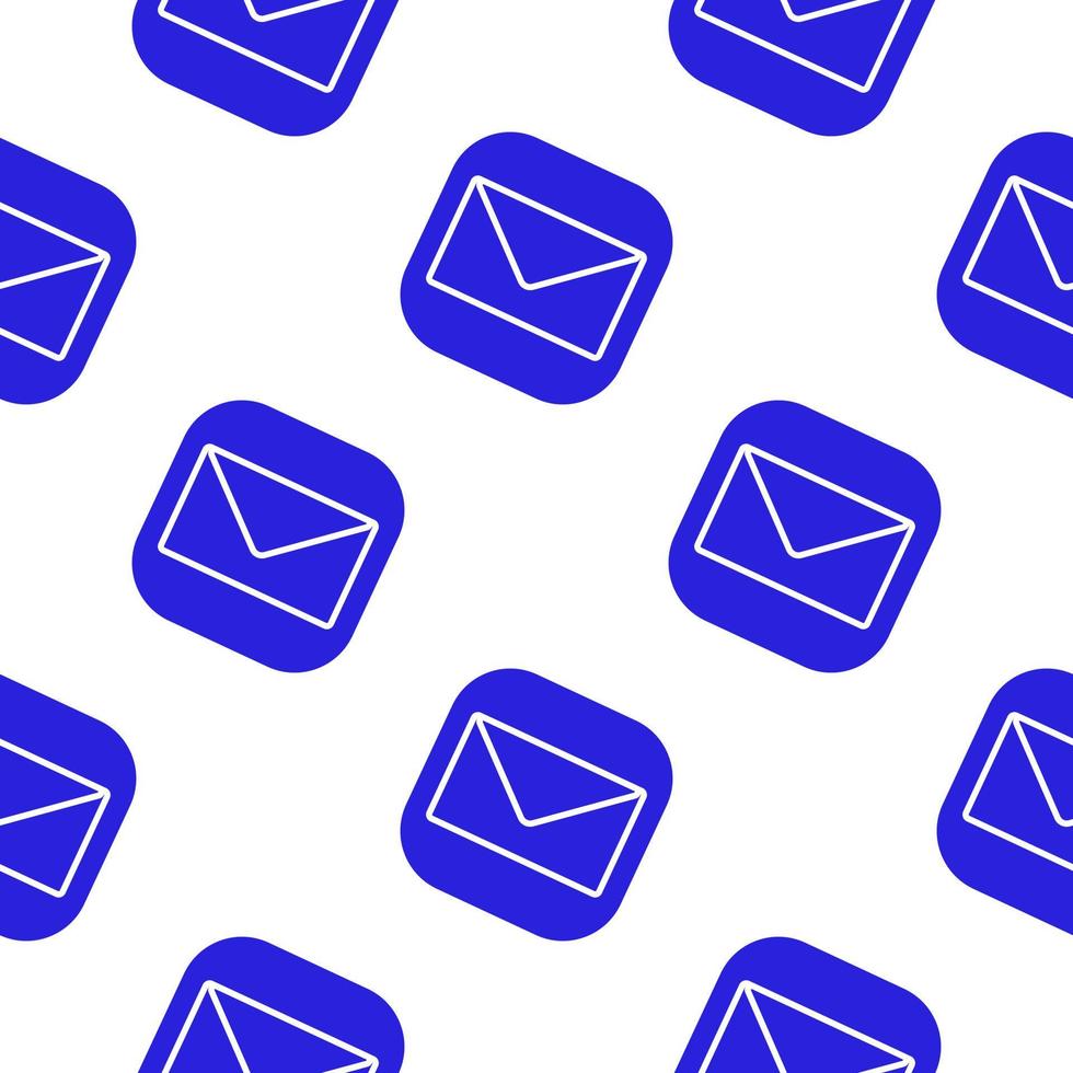 Email seamless pattern. Mail symbol wallpaper. Business backdrop vector