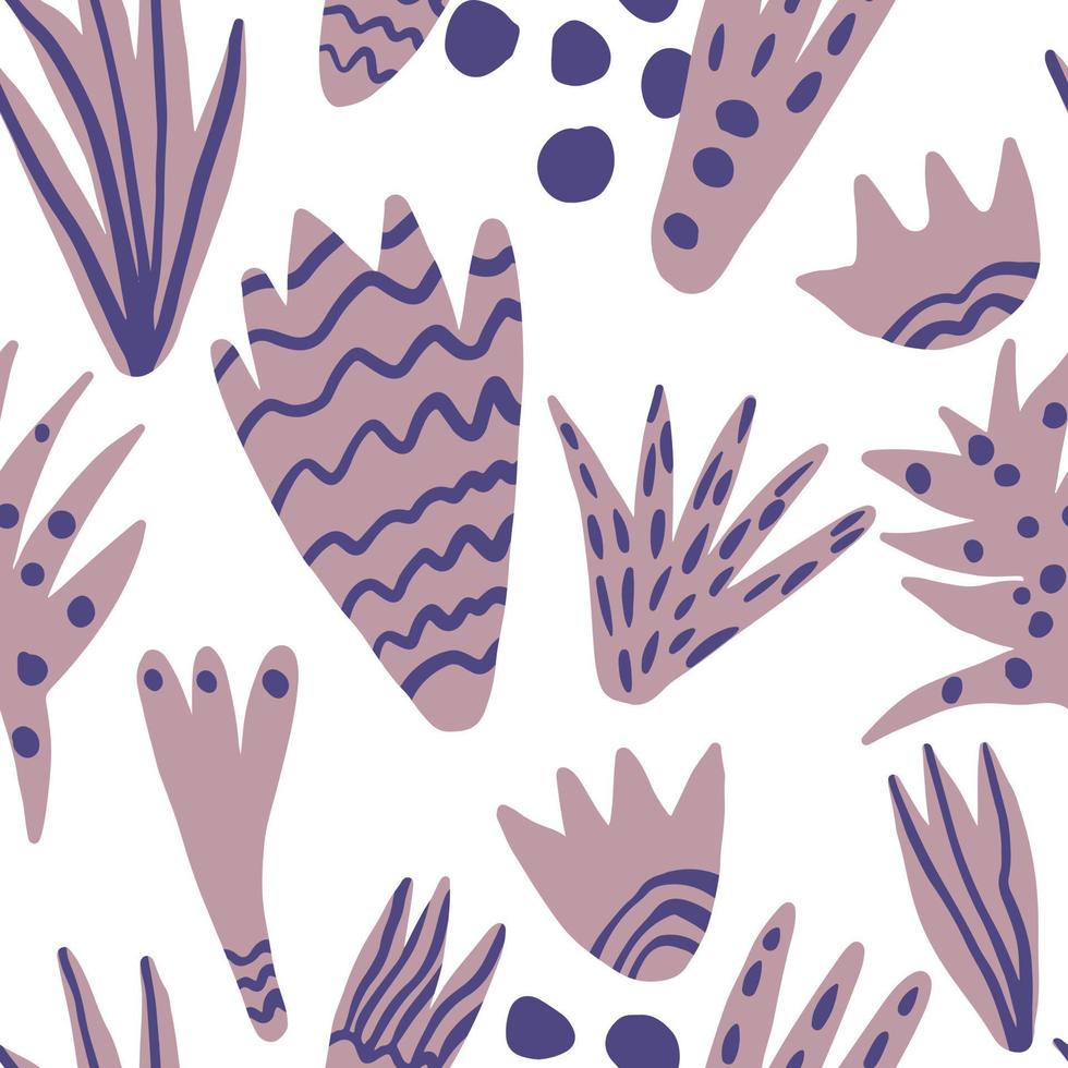 Hand drawn blots backdrop. Contemporary seamless pattern. vector