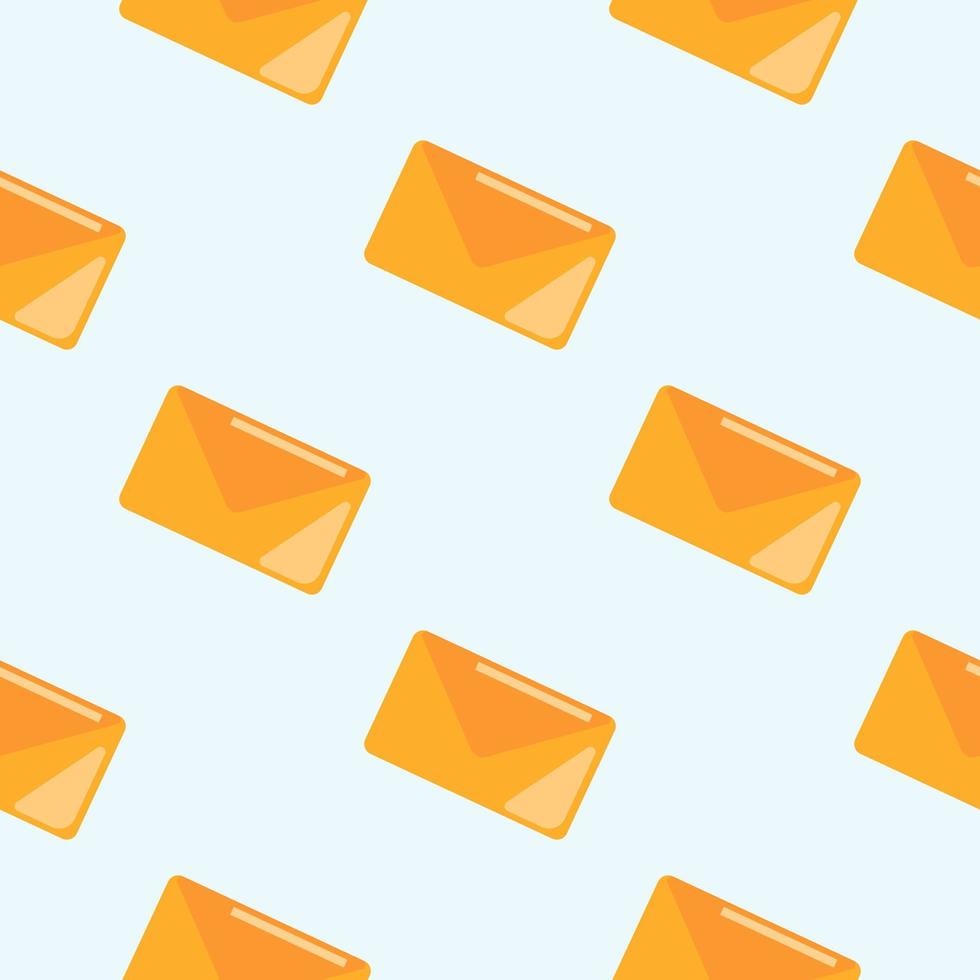 Email seamless pattern. Mail symbol wallpaper. Business backdrop vector