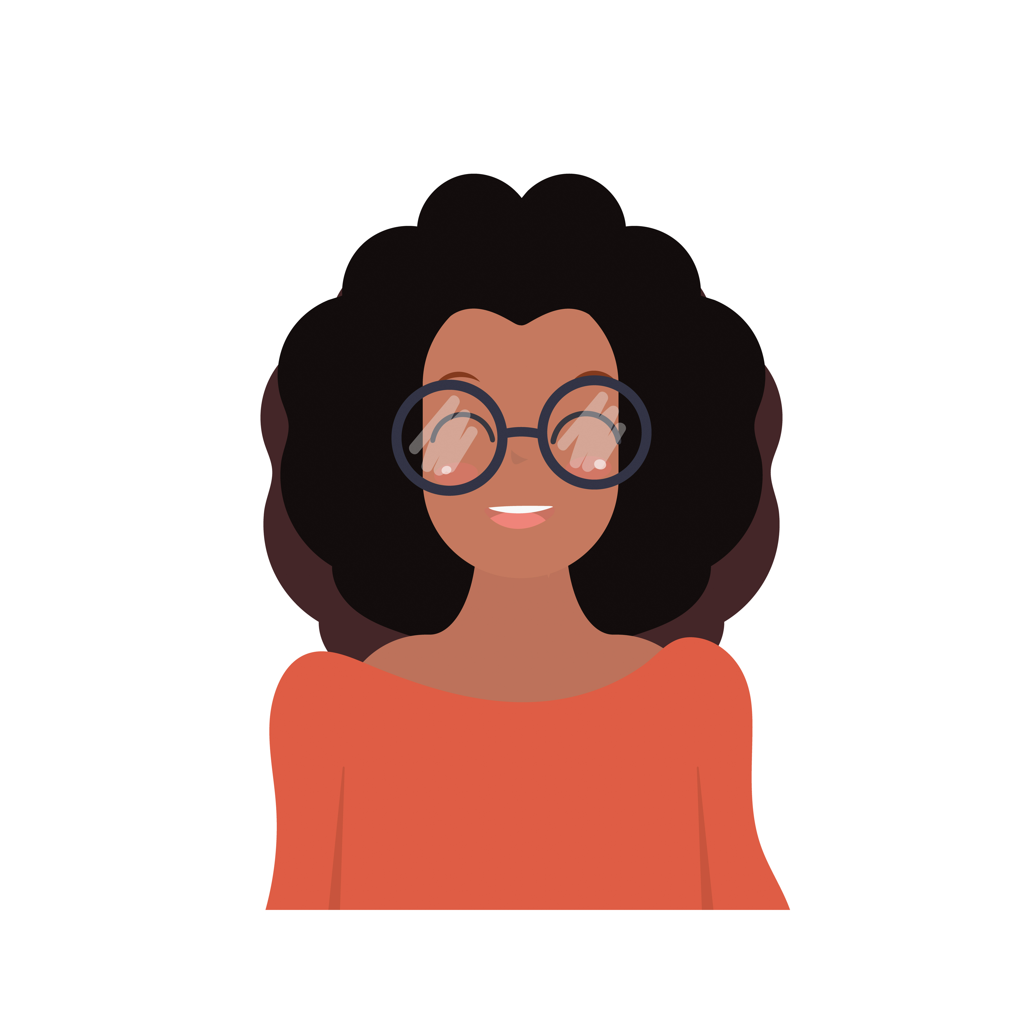 African-American girl with glasses. A dark-skinned cute girl with black curly hair. Cartoon style. Vector illustration. Isolated on white background. 5675164 Vector Art at Vecteezy African-American girl with glasses. A dark-skinned cute girl with black curly hair. Cartoon style. Vector illustration. Isolated on white background. 5675164 Vector Art at Vecteezy