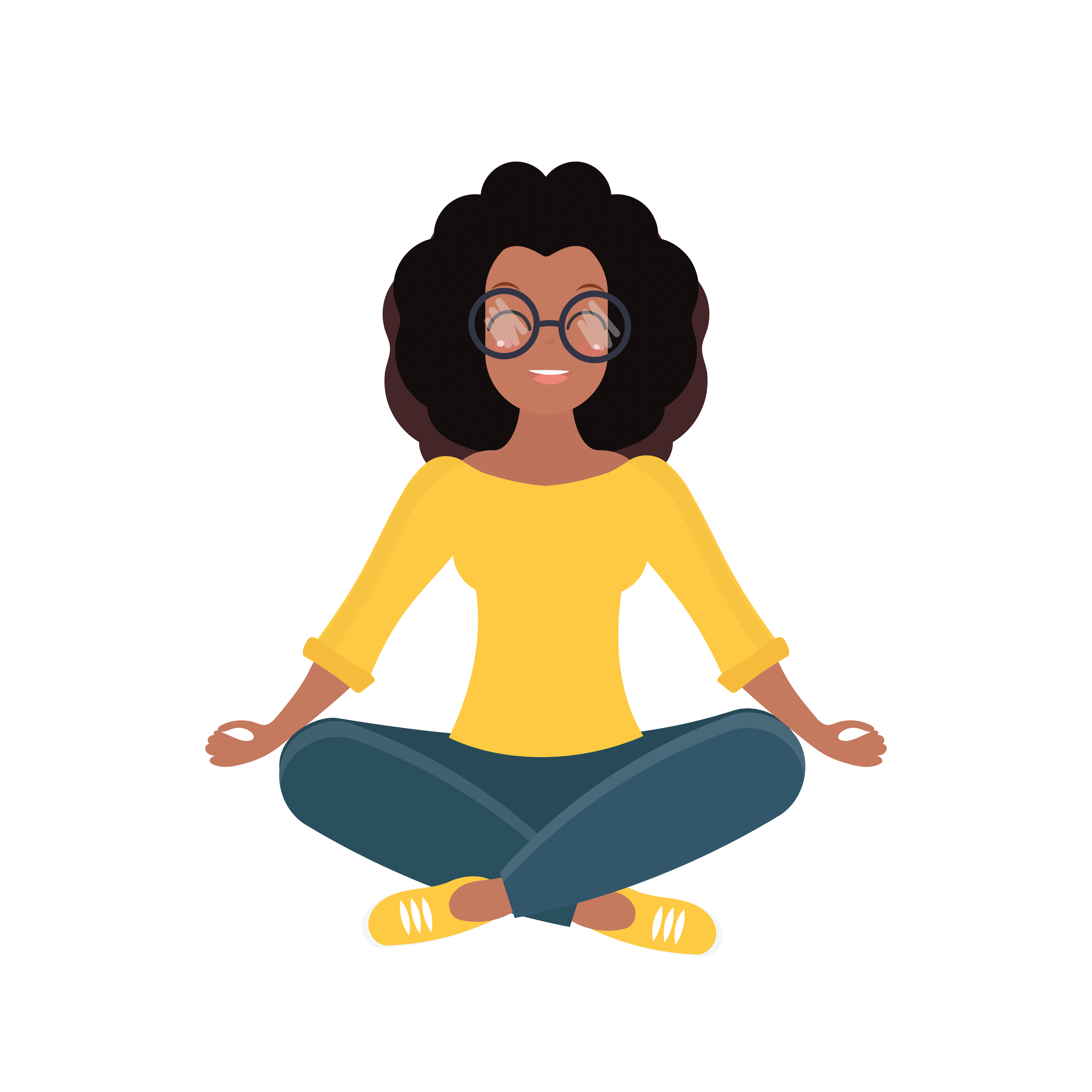 A girl with dark skin sits in a pose of meditation with flying, flowing hair. Healthful body, mind and emotions, yoga and lotus postures. Isolated. Vector illustration 5675450 Vector Art at Vecteezy A girl with dark skin sits in a pose of meditation with flying, flowing hair. Healthful body, mind and emotions, yoga and lotus postures. Isolated. Vector illustration 5675450 Vector Art at Vecteezy