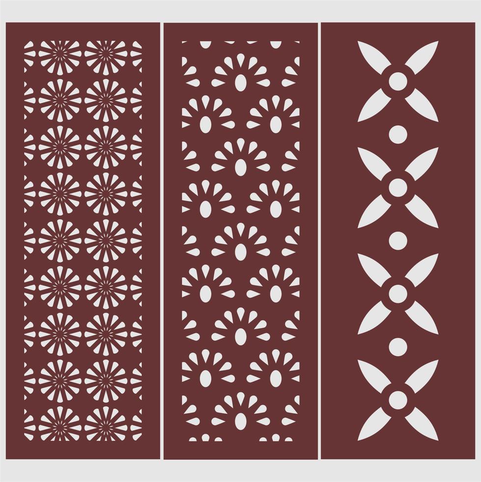 Jali design for cnc router and laser cutting vector