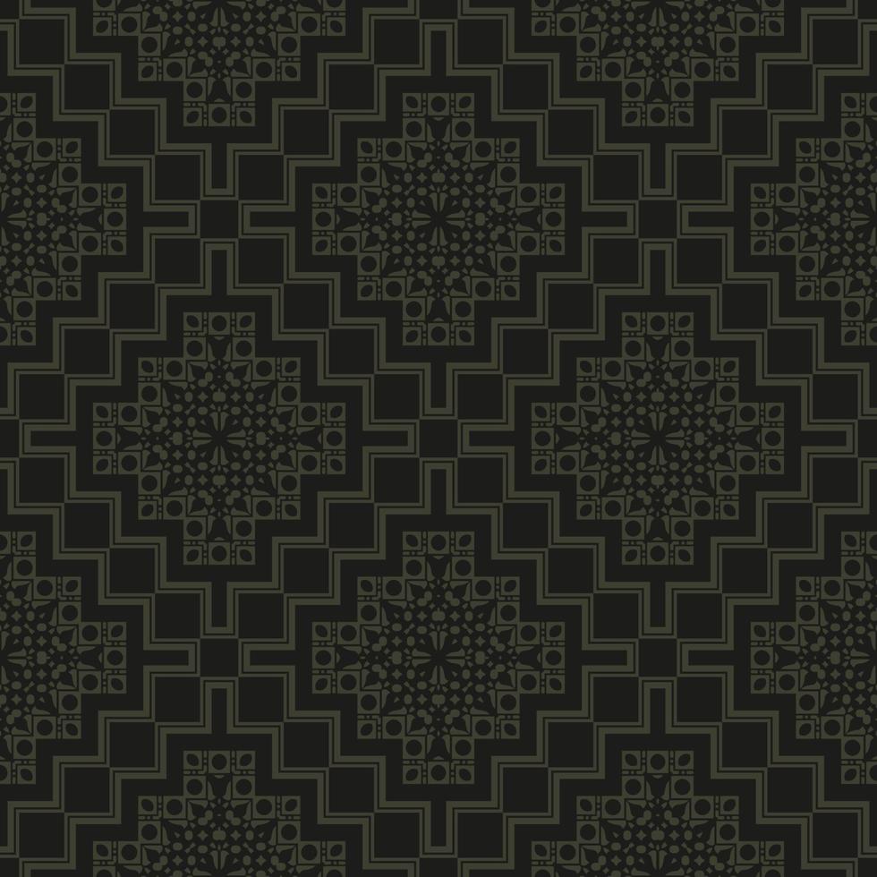 dark ethnic seamless pattern template vector