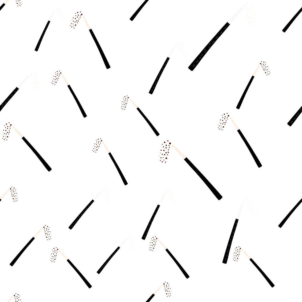 Magic wand seamless pattern. Magic background. vector