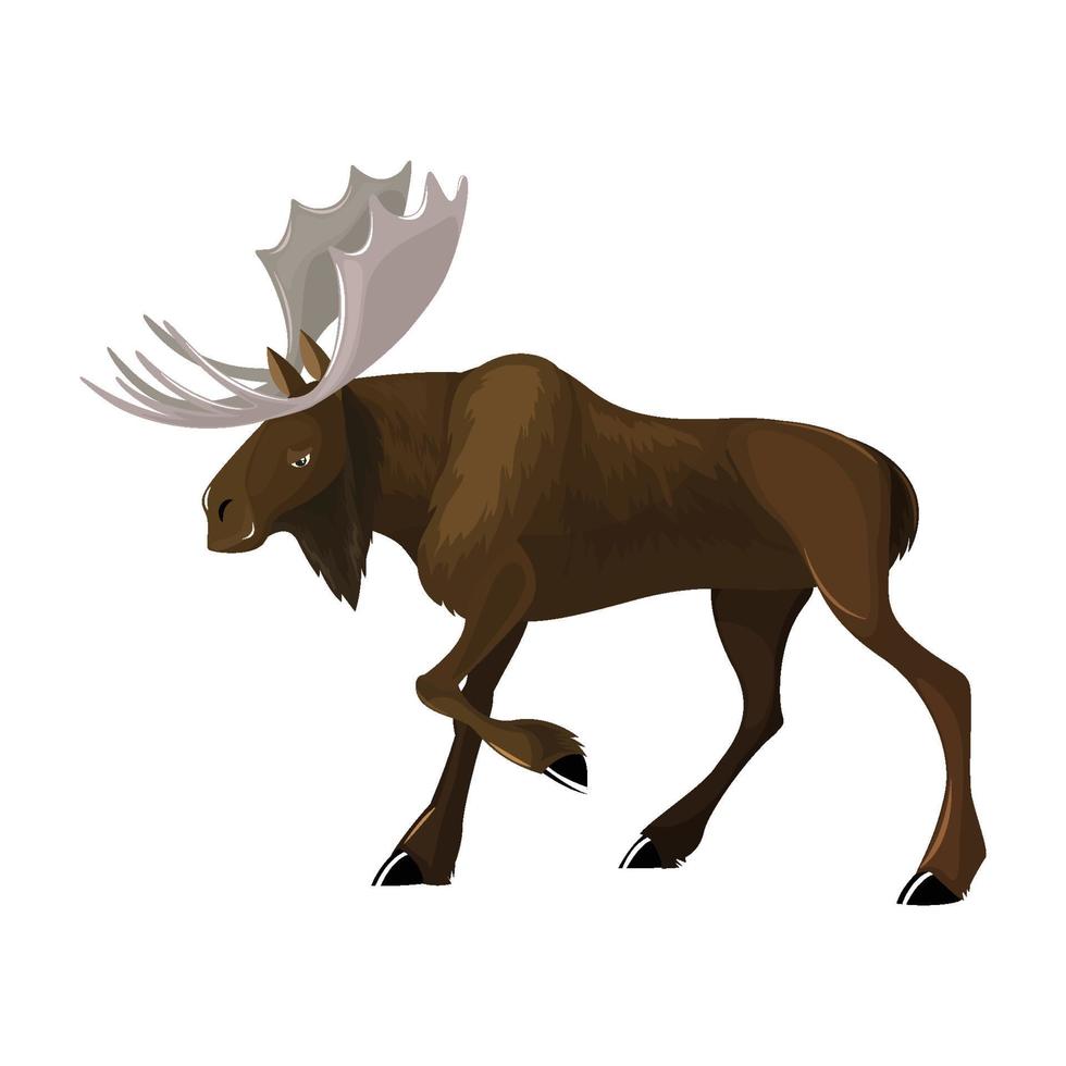 animal cartoon graphic style Modern design vector