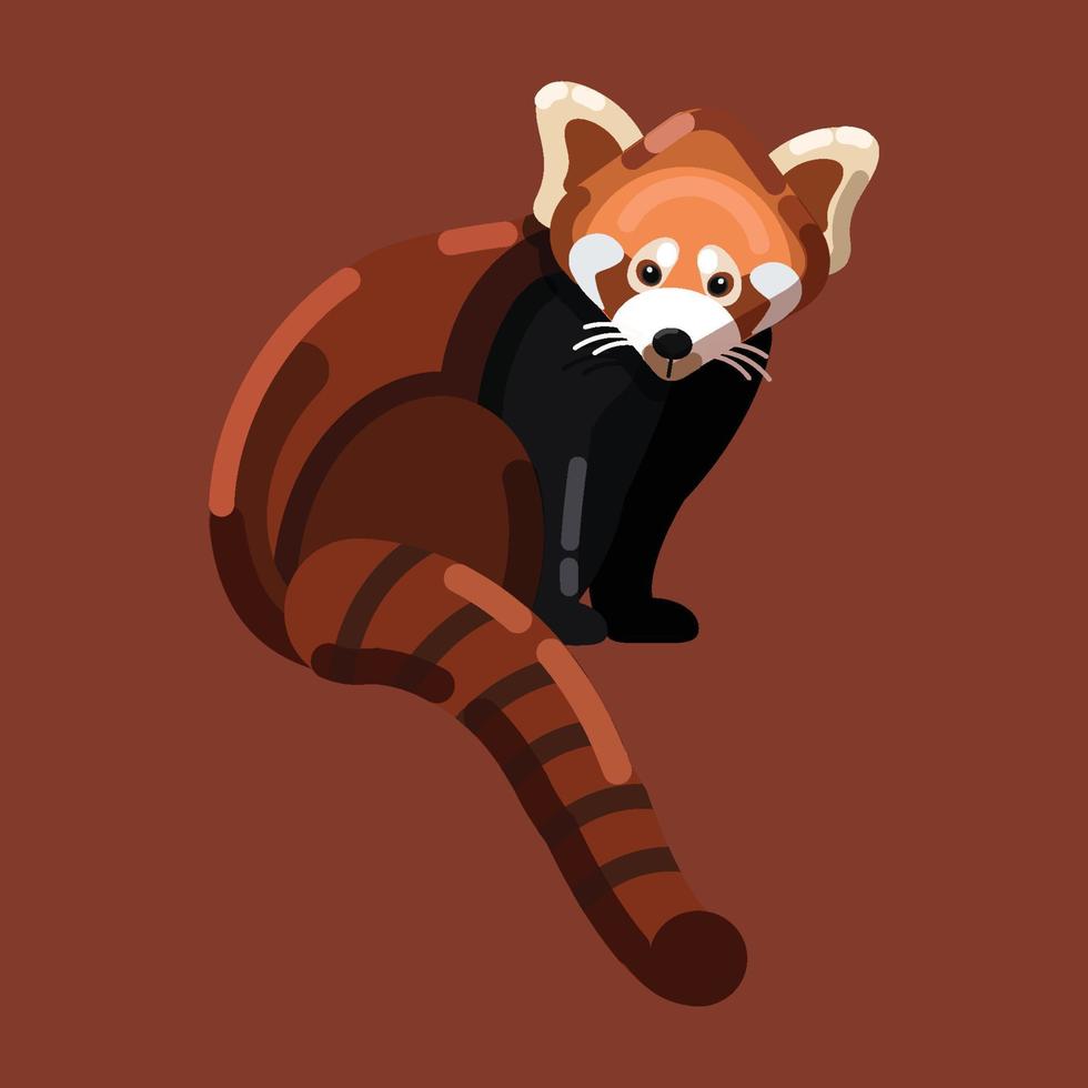 animal cartoon graphic style Modern design vector