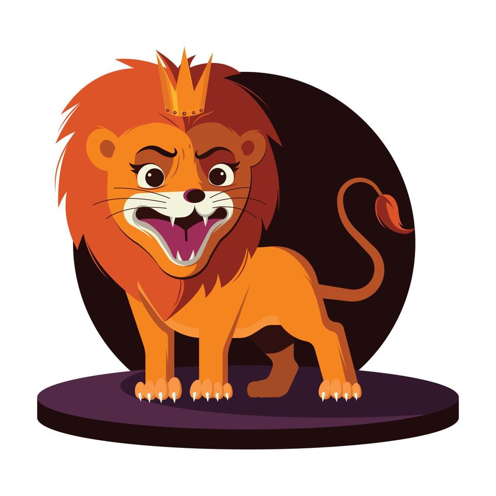 Animal cartoon graphic style modern design vector