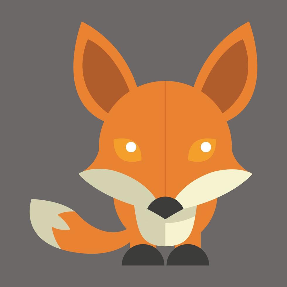 animal cartoon graphic style Modern design vector