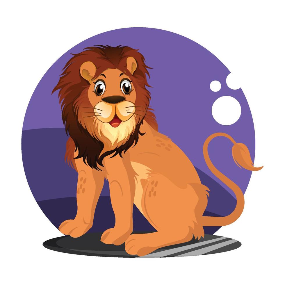 animal cartoon graphic style Modern design vector